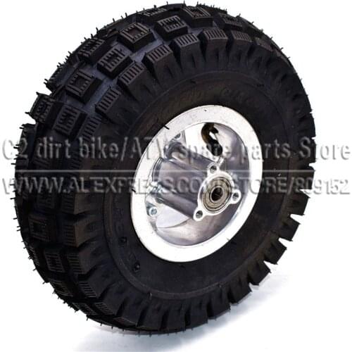 3.00-4 Electric Scooter Rear Wheel with tyre Alloy Rim hub and inner tube wheels Gas scooter bike motorcycle