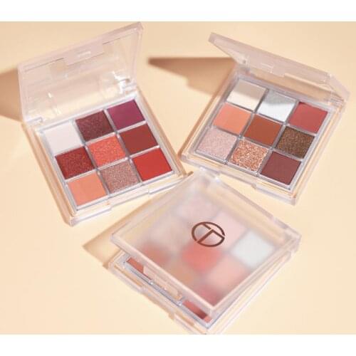 Earth Color Eyeshadow Toning Palette Natural Long Lasting Waterproof Pearlescent Matte Glitter Eye Shadow Eyes Makeup TSLM1