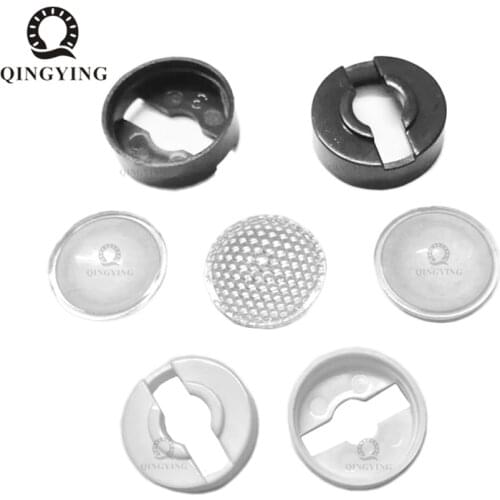 10-100pcs 60 Degree 21mm LED Lens Reflector Collimator With Black White Holder Set For 1w 3w 5w High Power LED Lamp