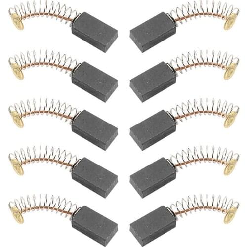 10pcs/set Motor Spring Carbon Brush Replacement For Generic Mini Electric Motor 14mm X 8mm X 5mm Carbon Brushes