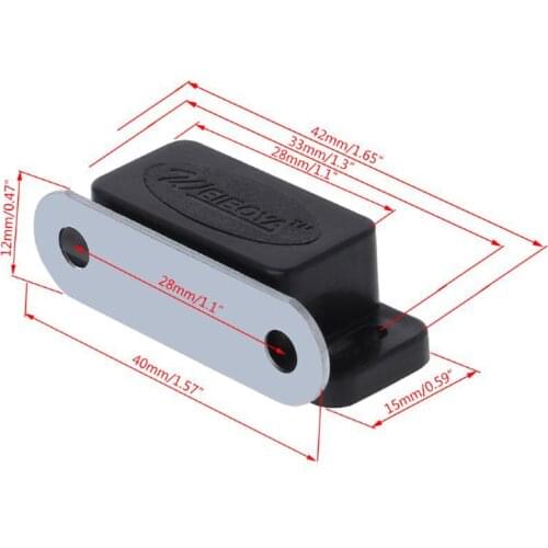 10Pcs Mini Plastic Cabinet Magnetic Catch Lock Latch Door Shutter Home Furniture