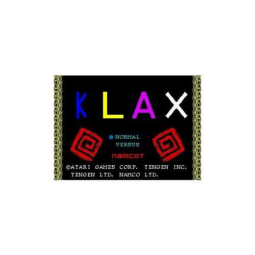 Klax 16 bit MD Game Card For Sega Mega Drive For Genesis