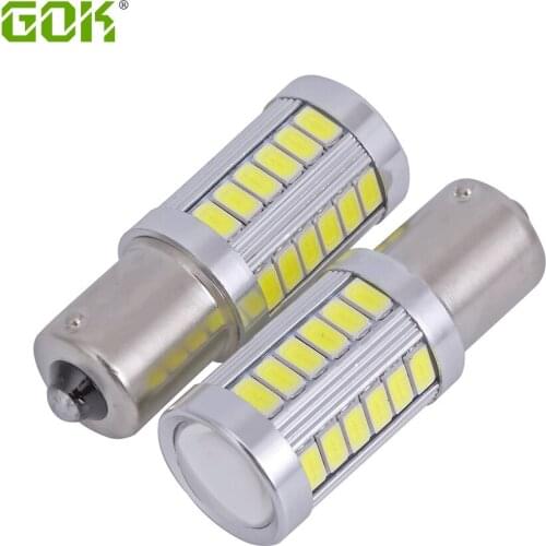 4PCS high quality 1156 BA15S P21W 33SMD 5630 5730 LED 1157 BAY15D Car Led Turn Signal Light Brake Tail Lamp Auto Rear Reverse