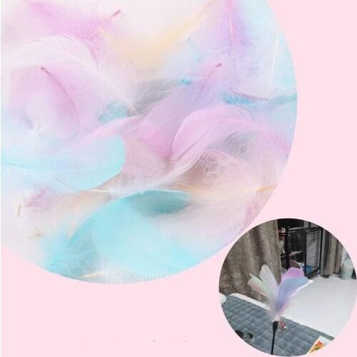 50 Pcs Natural Plumes 12-18cm Turkey Full Down Feathers Fluffy Colourful for Jewelry Accessories Clothing DIY Feather Crafts