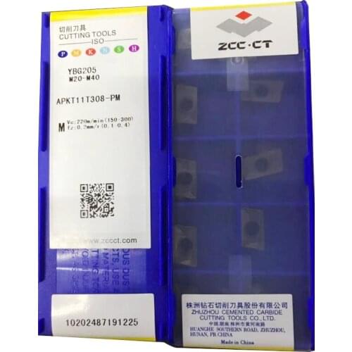 APKT11T308-PM YBG205/202 APKT160408-PM YBG205/202 Carbide Inserts Internal Turning Tool Metal Lathe CNC Tools