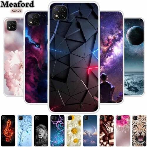 For Poco C3 Case Fashion Silicone TPU Soft Phone Cases For Xiaomi Poco C3 C 3 Case MZB07RIIN Shockproof Fundas For Pocophone C3