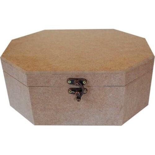 Wooden Octagon Box CODE: KU52 paintable decorative objects декоративные предметы под роспись
