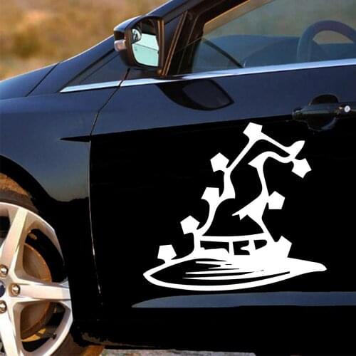 Lovely Witch Carbon Sticker Decoration Sticker For Car Side Mirror Rearview Diy Your Own Personalized Car