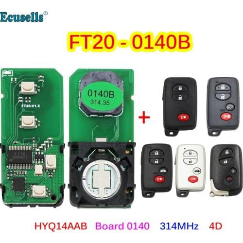 Lonsdor FT20-0140B 314.3MHz ASK Keyless Go Smart Key Board PCB 4D Chip for Toyota RAV4 Camry Avalon Lexus LS460 ES IS GS