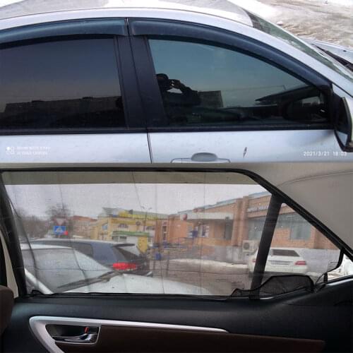 Magnetic Car Sun Shade UV Protection Car Curtain Window Sunshade Window Mesh Sun Visor Summer Protection Window Net