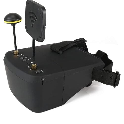 EV800D FPV Goggles with DVR 5.8G 40CH 5 Inch 4.3 Inch 800x480 Diversity Video Headset Build in Battery