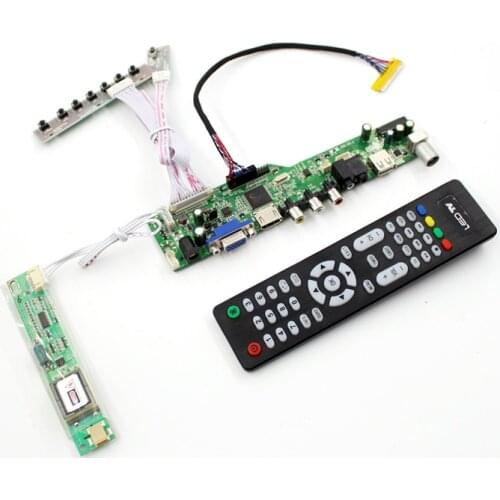 LCD TV controller board with TV AV VGA Audio USB HDMI-compatible for 14.1 inch 1280X800 B141EW04 V.4 B141EW03 V3 B141EW01 V3