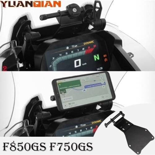 Motorcycle Navigation Stand Holder Phone Mobile GPS Plate Bracket Support Holder For BMW F850GS F750GS F850 F750 GS 2018-2021