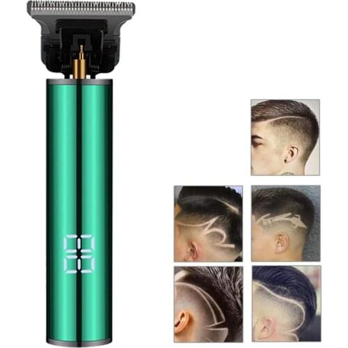 Professional Hair Clipper Trimmer Finishing Hair Cut USB Charging Adjustable Electric Hair Cutter Beard Trimmer With LED Display