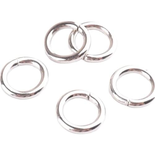 Connection ring 6mm Metal Jump Rings Connection Jewelry Finding Components Parts For DIY Necklace Bracelet Earrings Accessories