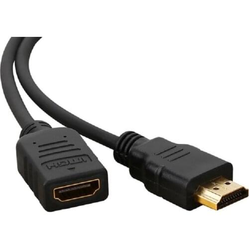30cm 50cm 1m 2m 3mHDMI Extension Cable male to female HDMI 1080p 3D 1.4v HDMI Extended Cable for HD TV LCD Laptop PS3 Projector