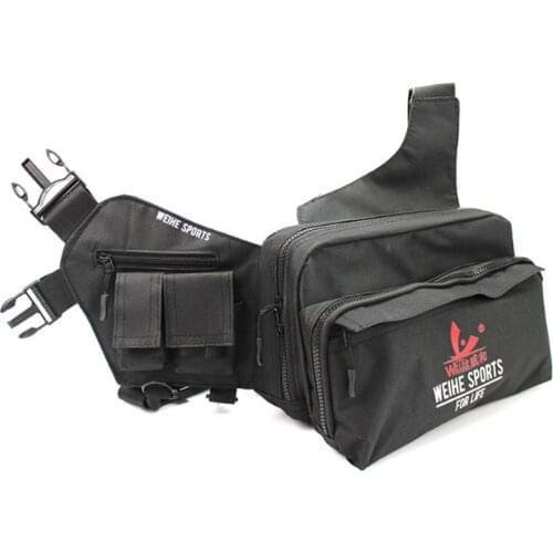 2000D Thicken Nylon Fishing Bag Multifunctional Messenger Waist Bag Waterproof Lure Bait Hooks Reel Line Tackle Storage Pouch