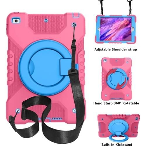 Rotation Kickstand for IPad 10.2 7th 8th Gen 2017 2018 9.7 Pro 9.7 Mini4 5 Heavy Duty Shockproof Case for Air4 10.9 Pro11 Cover