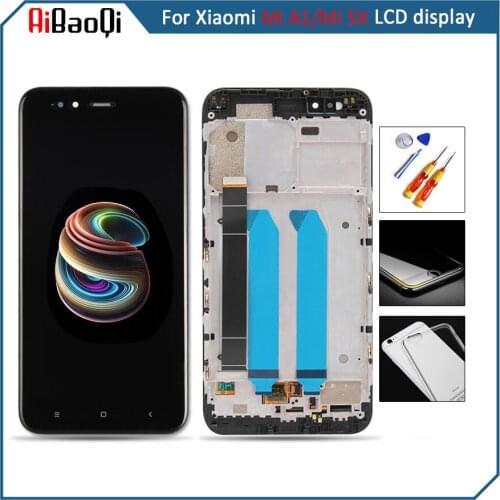For Xiaomi Mi A1 LCD screen display+ Touch screen digitizer with frame for xiaomi mi A1 lcd display screen