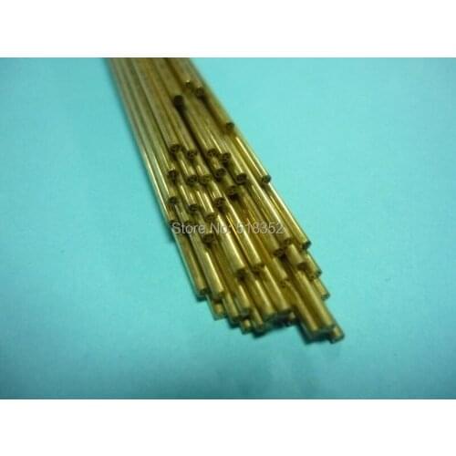 1.1mmx500mm Multihole Ziyang Brass Electrode Tube for EDM Drilling Machines