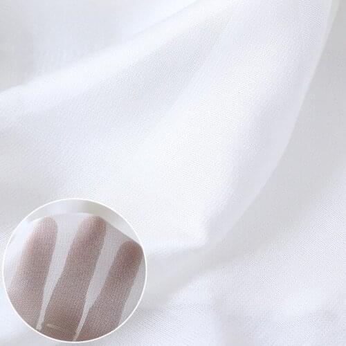 10 Meters 6 Mm Silk Mesh Organza Fabric 100% Mulberry Silk Off White Color 140 cm 55'' Width 24 Gsm Small Wholesale