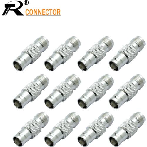 12/50/100pcs BNC Female to TNC Female Connector bnc to tnc Adapter RF Coax Coaxial Adapter