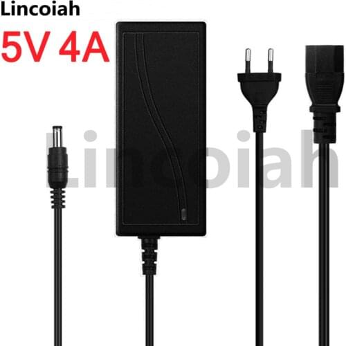 5V 4A Adapter Power Supply Charger for Raspberry Pi X825/X828/X820/X735/X750/X725/X705/T100/T130/T200/T208/T300 Expansion Board