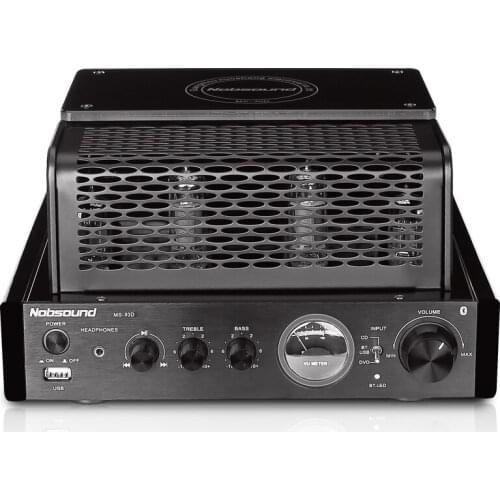 MS-30D 25W + 25W Tube (6N2 * 2 + 6P1 * 2) Wireless Bluetooth / MP3 / USB 3.0 Hifi Transistor Power Amplifier