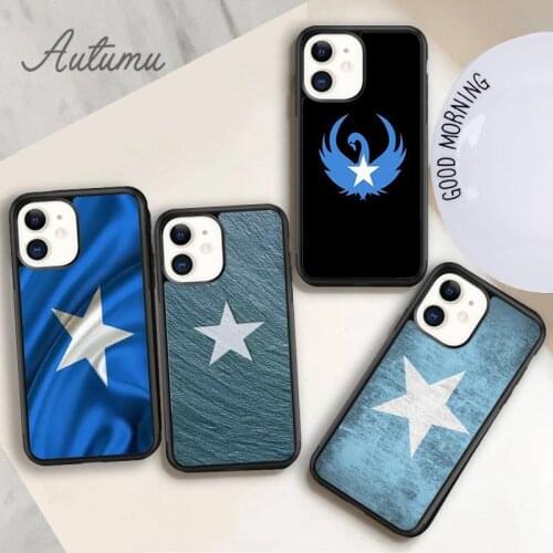 Somali Somalia National Flag Coat Of Arms Phone Case for iPhone 11 12 Pro Max mini X XR XS SE 2020 5 6 7 8 Plus Galaxy S8 S9 S10