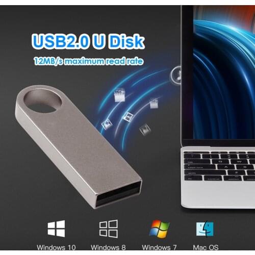 Disk Memoria Cel Usb Stick Gift Pendrive USB Flash Drive 64GB 32GB 16GB 8GB Waterproof USB 2.0 Stick U Disk Gift