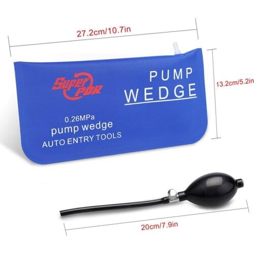 DHL 50Pcs Super Pump Wedge Locksmith Tools Auto Air Wedge Airbag Lock Pick Set Open Car Door Lock Tools L size