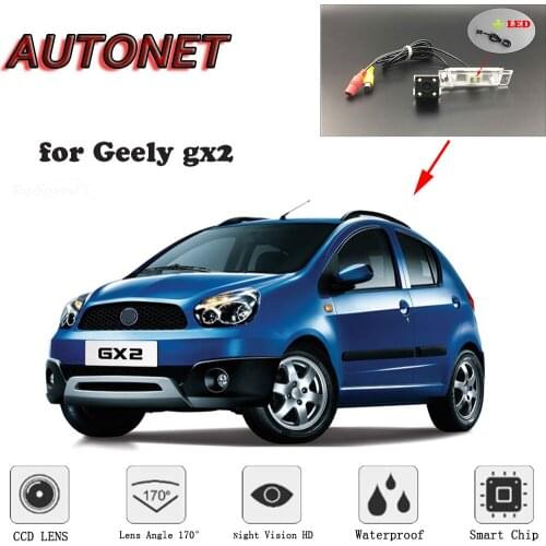 AUTONET HD Night Vision Backup Rear View camera For Geely gx2/license plate camera
