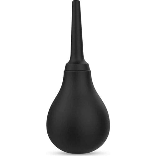 Enema Bulb Syringe Feminine Cleaning Washing Silicone Enema Douche P15D