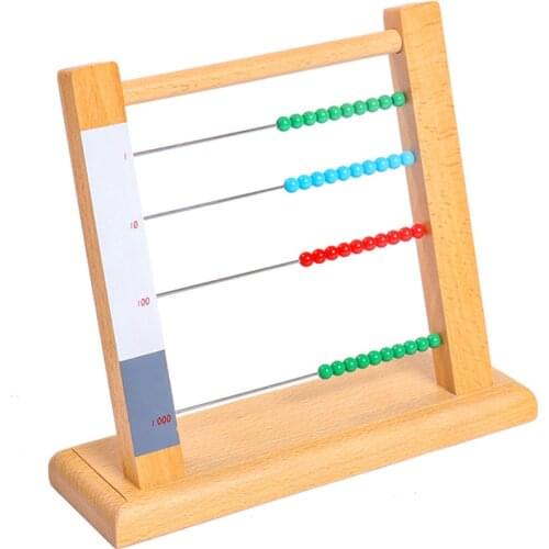 Montessori Small Bead Frame Montessori Mathematics Math Toys Educational Preschool Learning Material