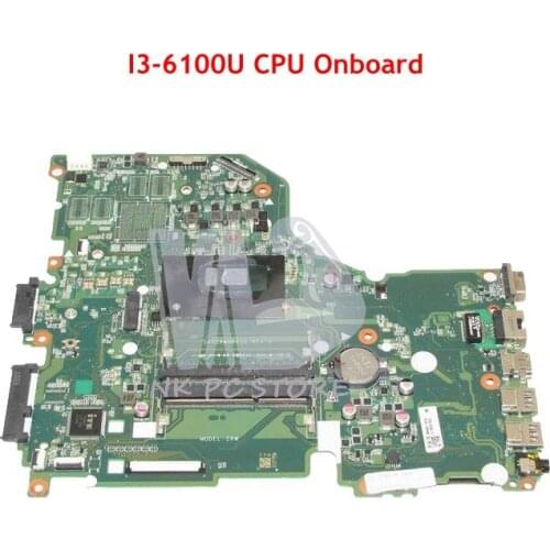 NOKOTION DA0ZRWMB6G0 NBG3611002 NB.G3611.002 MAIN BOARD For Acer aspire E5-574G Laptop Motherboard I3-6100U CPU