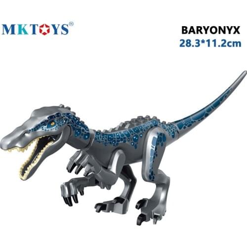 MKTOYS Jurassic Dinosaur World Park Baryonyx Indominus Rex Tyrannosaurus Building Blocks Bricks Figures Dinosaure Jouet