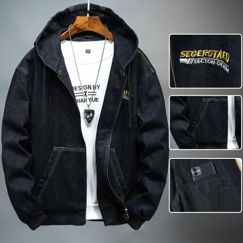 Men Cowboy hoodie Vintage ropa para hombre，kurtka męska wiosenna black vest jeans homme，classic polerones hombre M 4XL