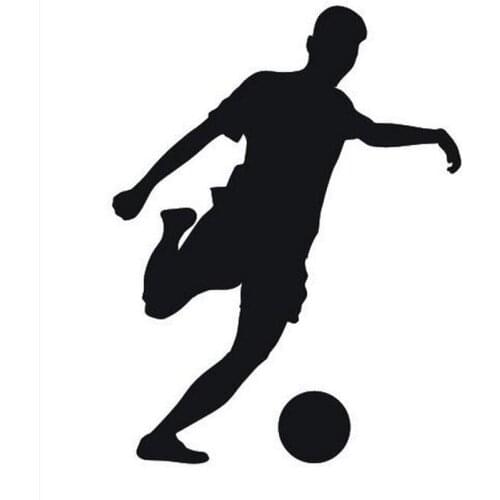 Football Player Wall sticker Sport Football Soccer Man Gym Mural Art Wall Decals For kids Baby Room Boys Bedroom Decoration