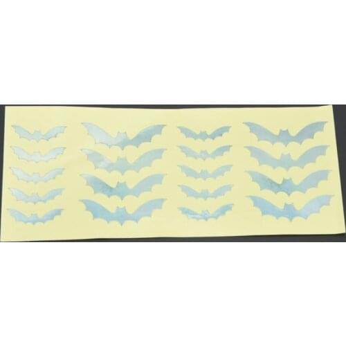 Bat Pattern Guitar sticker Guitar Fretboard Decor Inlay Stickers Adhesive Marker for Acoustic Electric Guitar