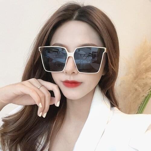 2020 new square fashion big frame sunglasses classic fashion men and women sunglasses retro luxury outdoor ladies sun glasses