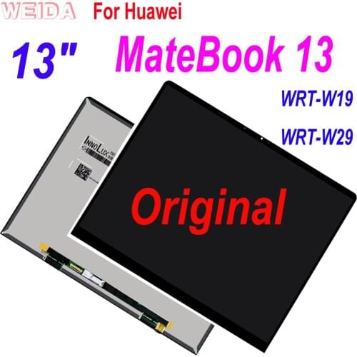 New Original 13" Lcd For Huawei MateBook 13 Display Screen Assembly for Huawei Mate Book 13 WRT-W19 WRT-W29 Non-Touch 2160*1440