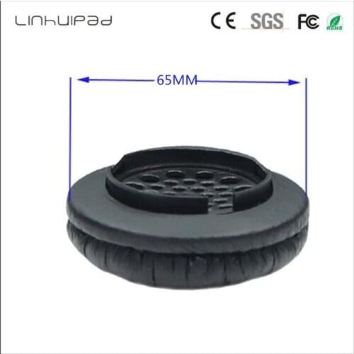 Linhuipad 65 MM leatherette ear cushion headphone ear pads headphone covers for 6.5 CM headphone 1000 pcs/lot