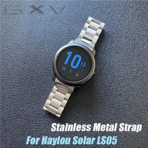 For Haylou Solar LS05 Strap Stainless Steel Milanese Metal Band for Xiaomi Haylou LS05 Replacement Strap Wristband