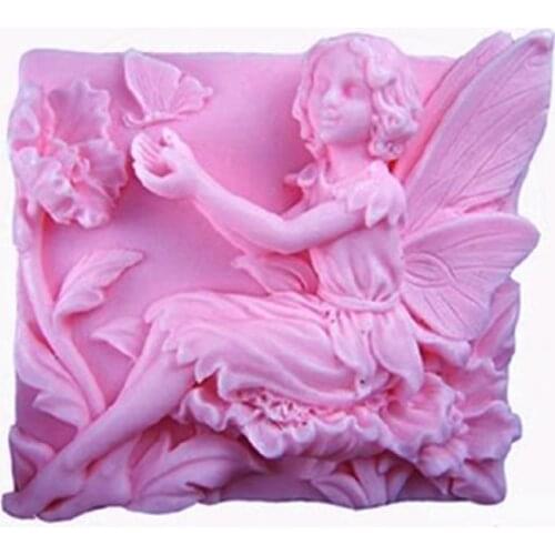 DIY Silicone Soap Mold 3d Angel Pattern Soap Making Mold Epoxy Resin Craft Molds