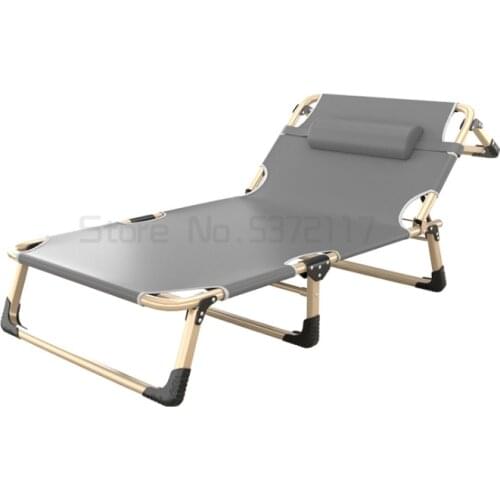 Folding bed single bed household simple bed office adult siesta marching bed multifunctional recliner
