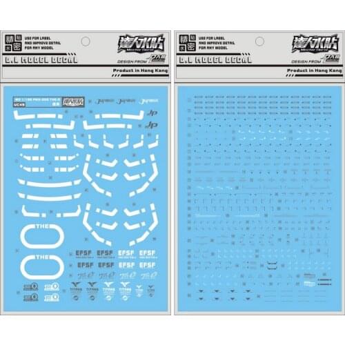 UC49 MG PMX-003 THE O Gundam Water sticker Decal Action Figure Assemble Model Toys