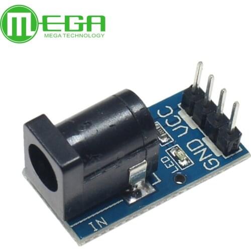 100pcs DC-005 DC005 Black DC Power Adapter Jack Socket Plug Module Board 5.5MM x 2.1MM