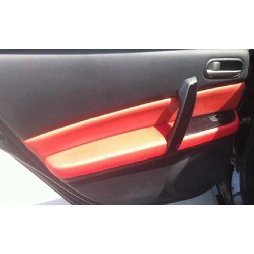 12PCS Microfibre Leather Interior Door Panel + Armrest Cover For Mazda 6 AAB095