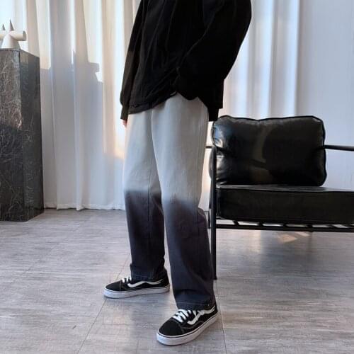 2021 New Loose Gradual Change Color Trousers Multicolor Leisure Casual Pants High-quality 4 Color Haren Pants Plus Size S-2XL