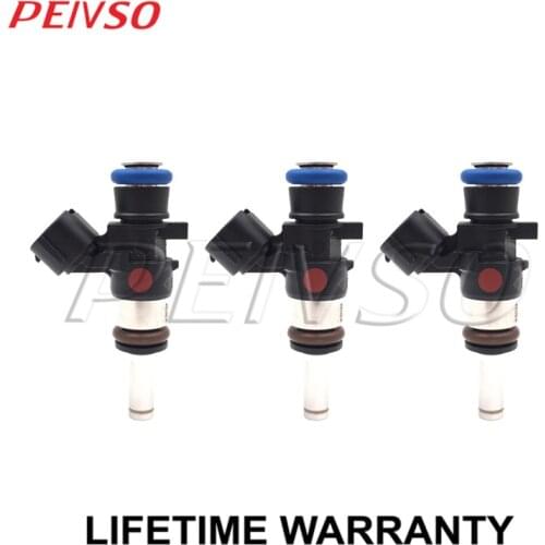 3x 0280158302 8201238337 16600-9373R Fuel Injector For Smart Forfour / Fortwo 453 0.9 TURBO